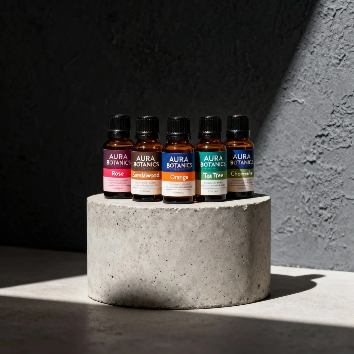 This is a sophisticated group shot showcasing the entire product range in a clean, powerful, and aesthetically pleasing arrangement. - product photo ai